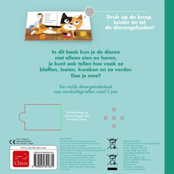 Clavis - geluidenboek - hoe vaak blaat Bea het schaap?