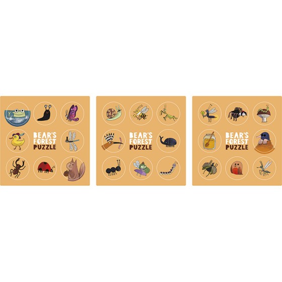 Londji - zoek en vind puzzel - bear's forest