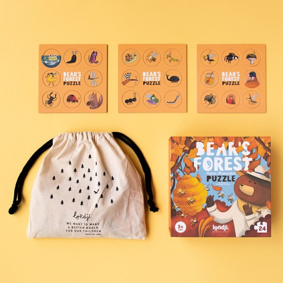 Londji - zoek en vind puzzel - bear's forest