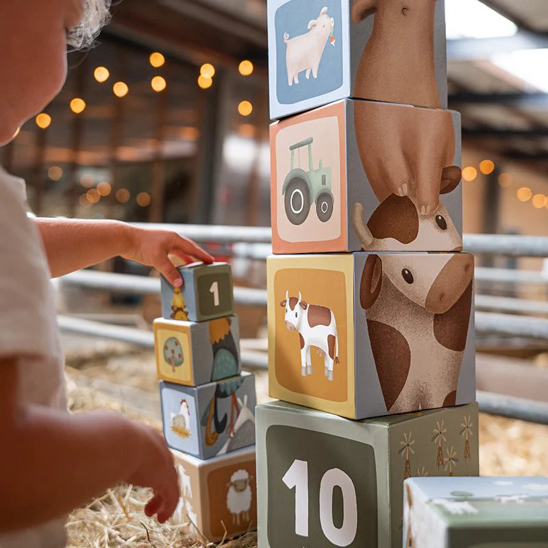 Little Dutch - kartonnen stapeltoren - little farm