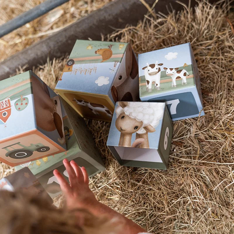 Little Dutch - kartonnen stapeltoren - little farm