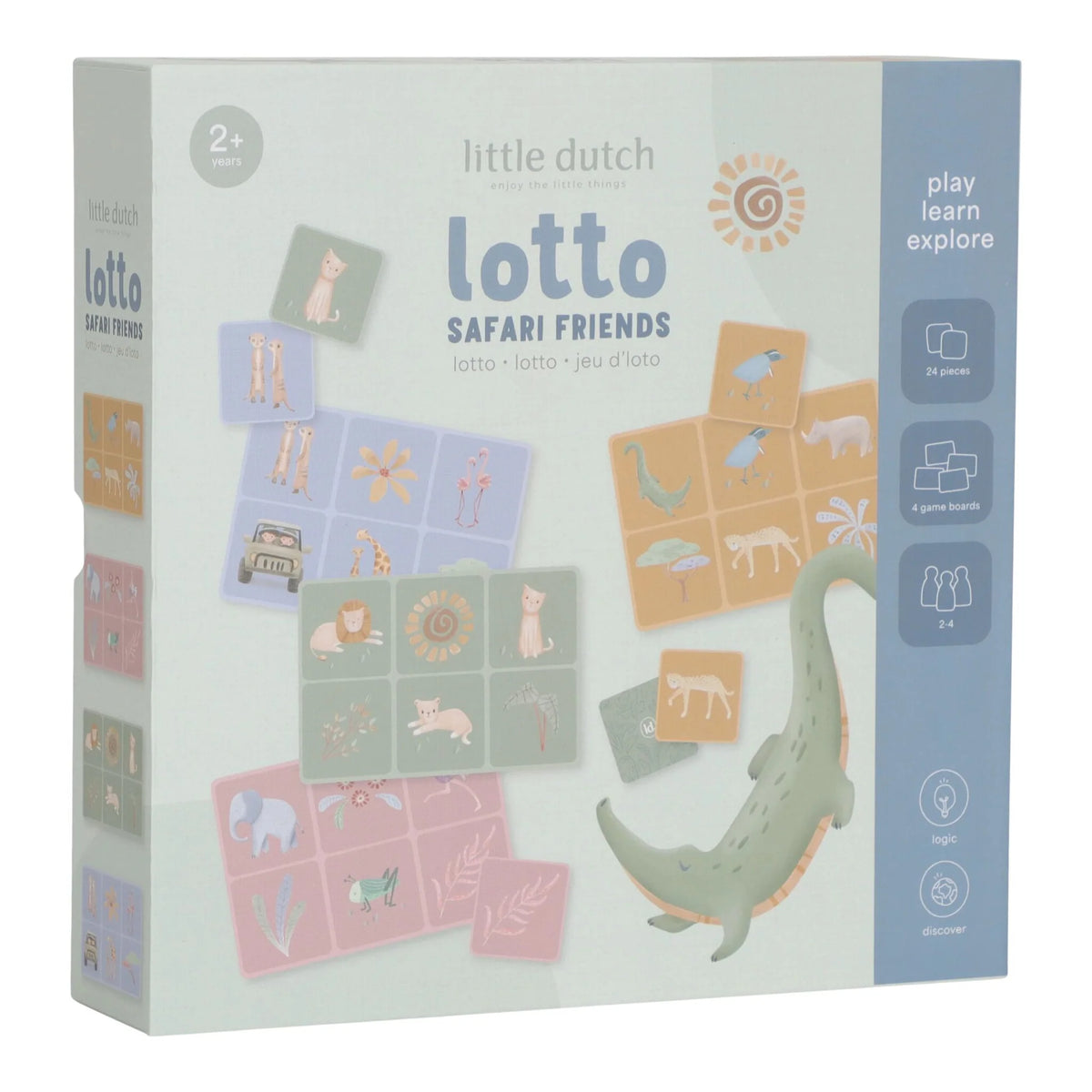 Little Dutch - spel lotto - safari friends