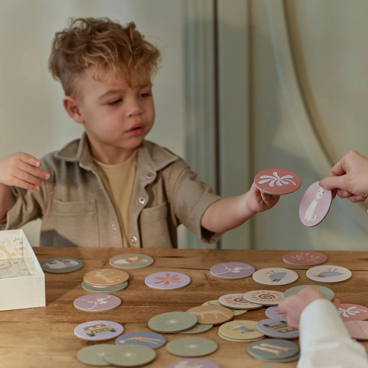 Little Dutch - spel memo - safari friends