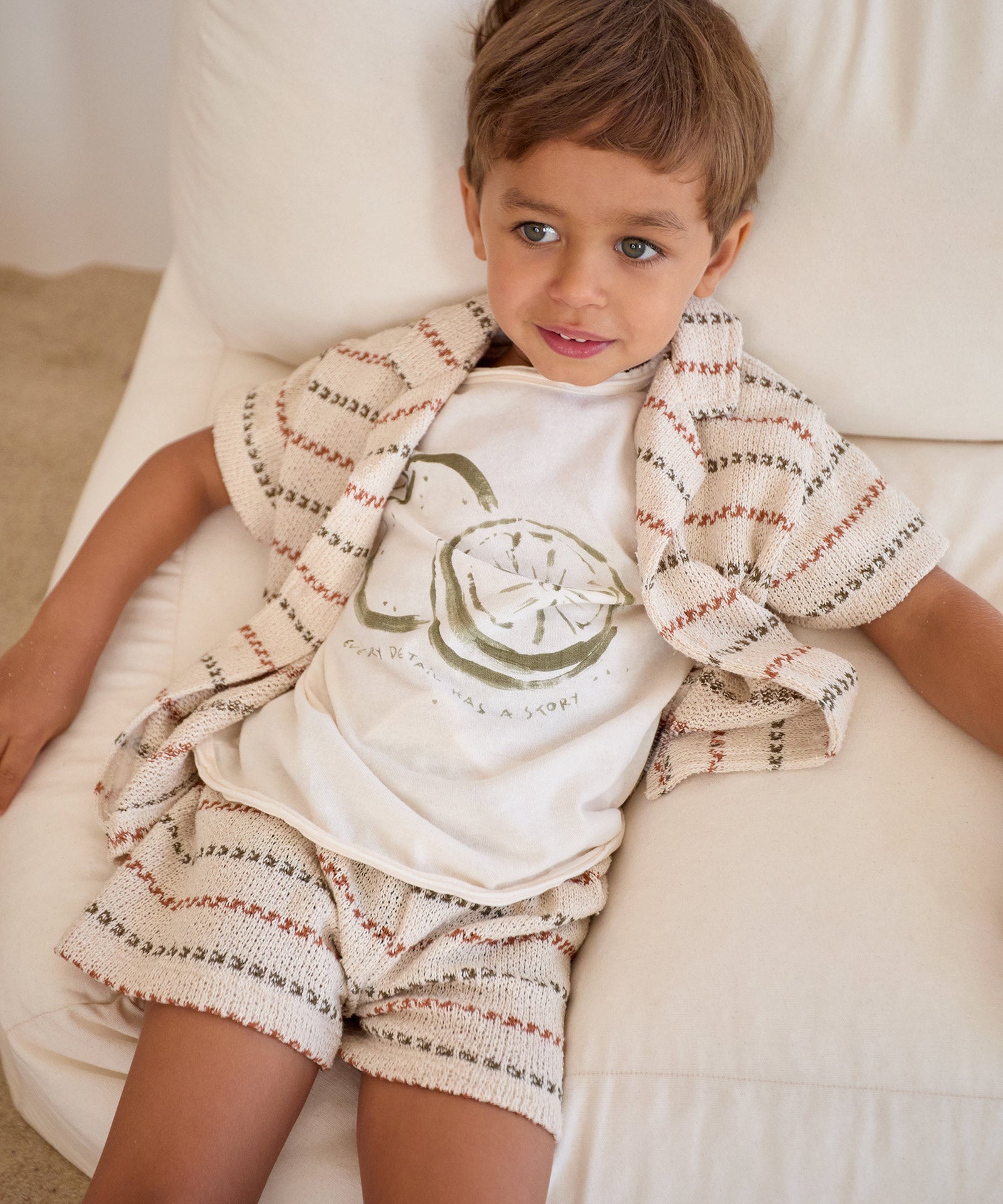 Play Up - striped jersey shirt - texture