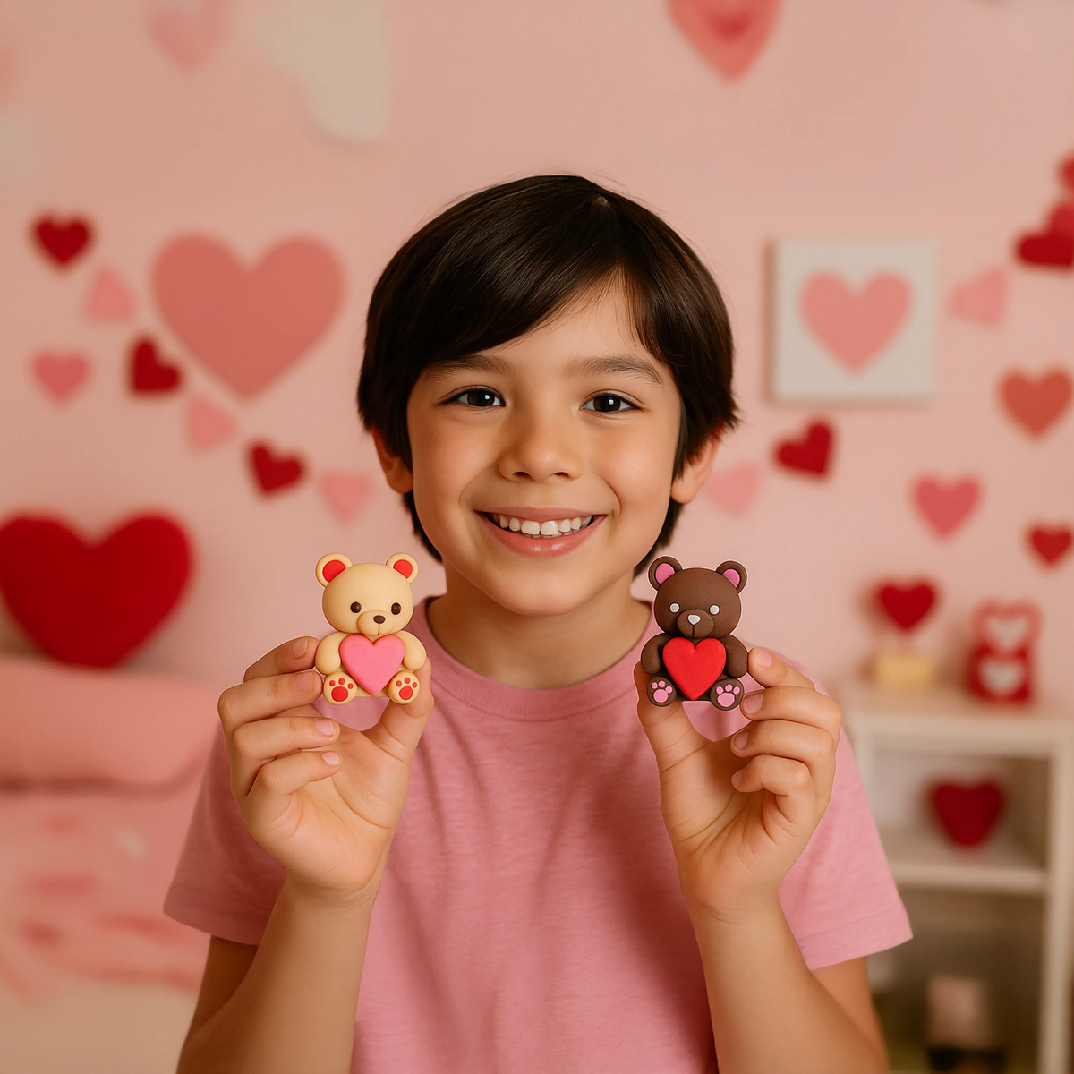 Ooly - creatives air dry clay kit - lovely bears