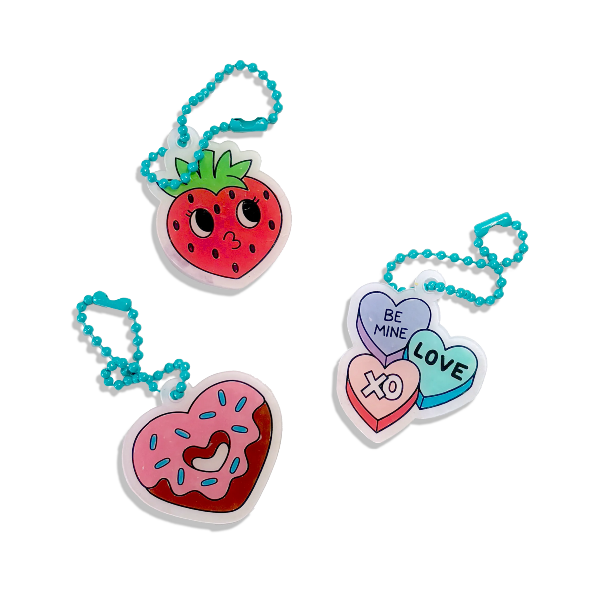 Ooly - mini DIY shrink it art - hugs & kisses