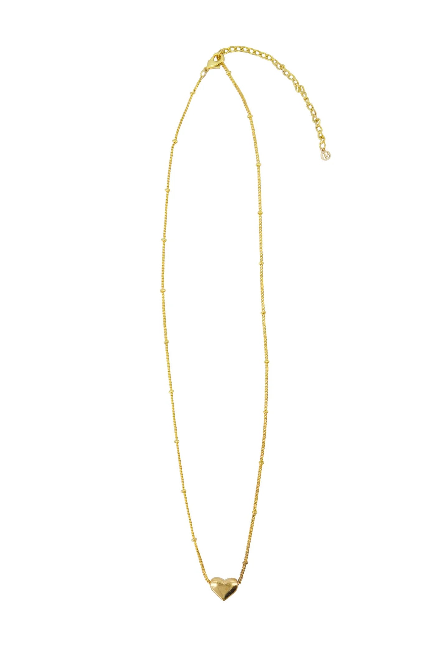 Zusss - ketting hartje in schuifdoosje de allerliefste - zand (kopie)