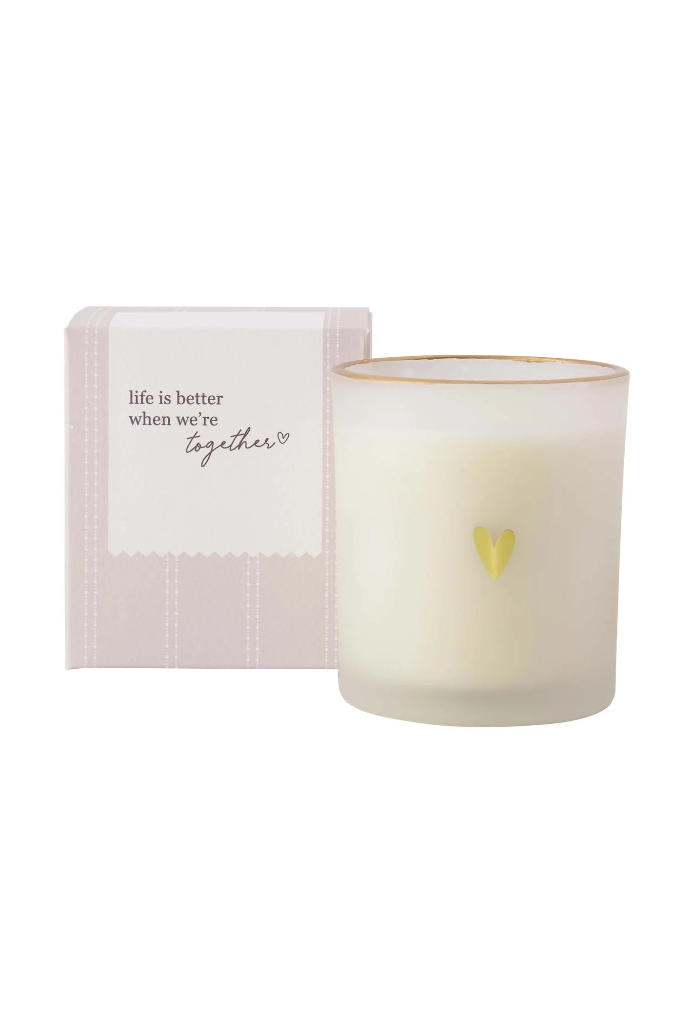 Zusss - geurkaars glas in doosje - life is better