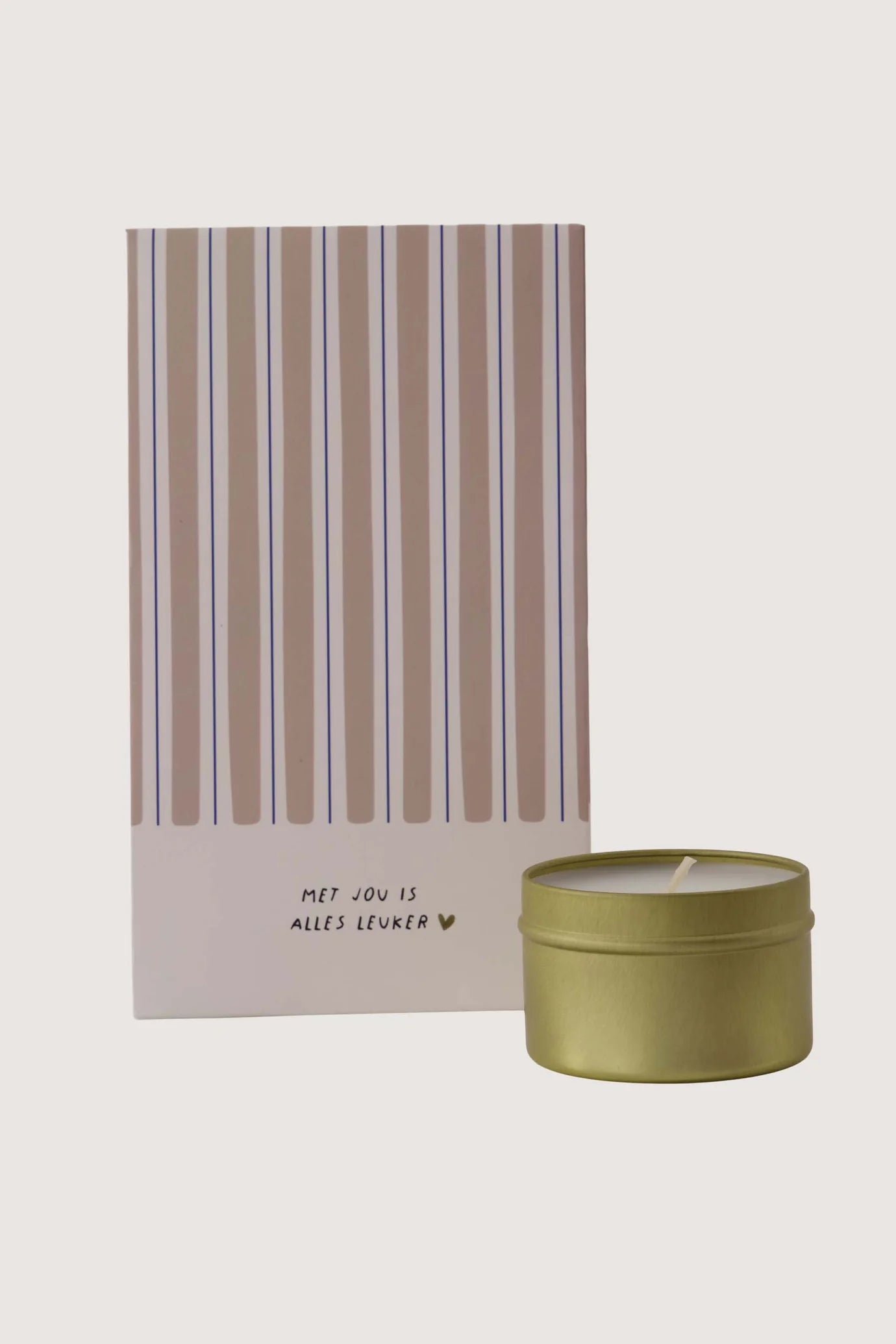 Zusss - geurkaars tin in zakje - met jou is alles leuker