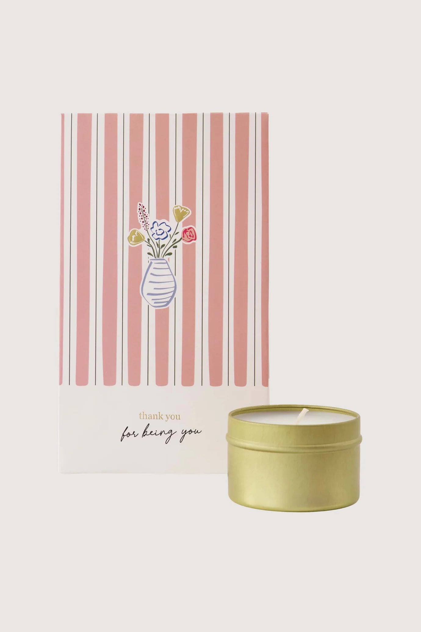 Zusss - geurkaars tin in zakje - thank you