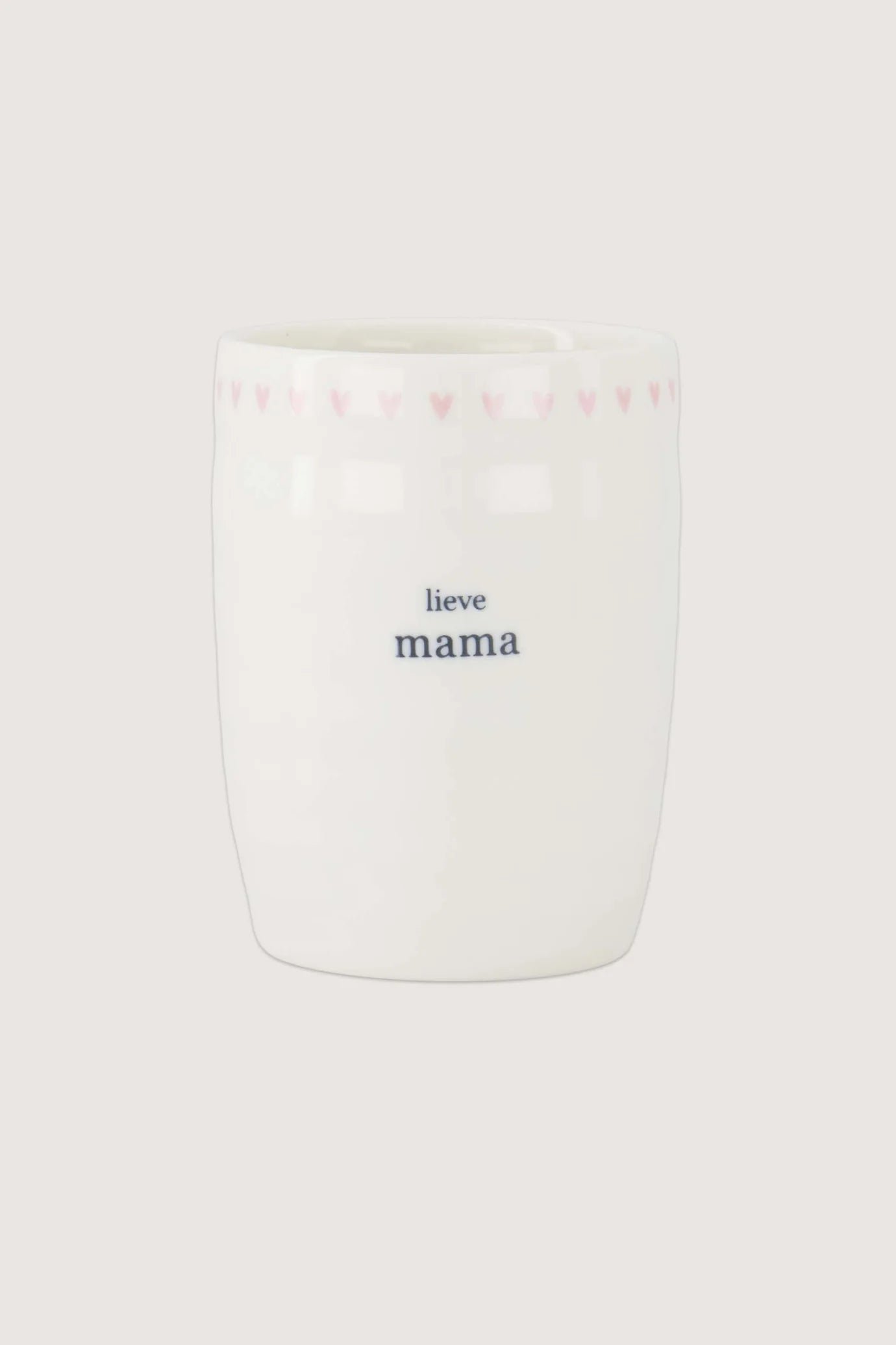 Zusss - koffie mok lieve mama - white/pink
