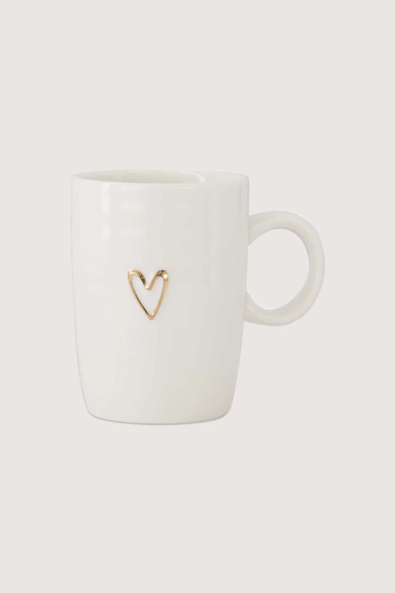 Zusss - koffie mok met oor - open goud hartje