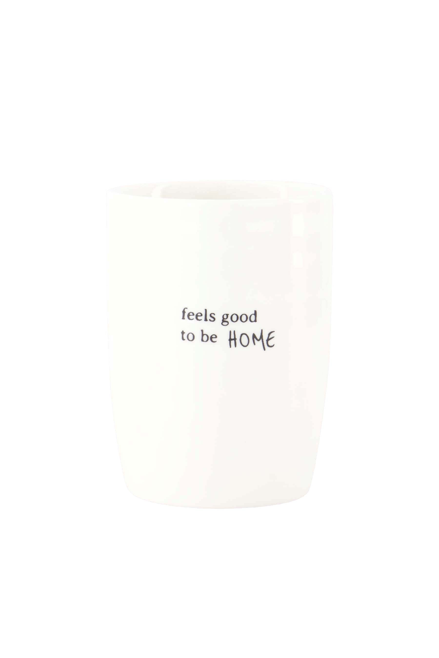 Zusss - coffee mug feels good - white/black