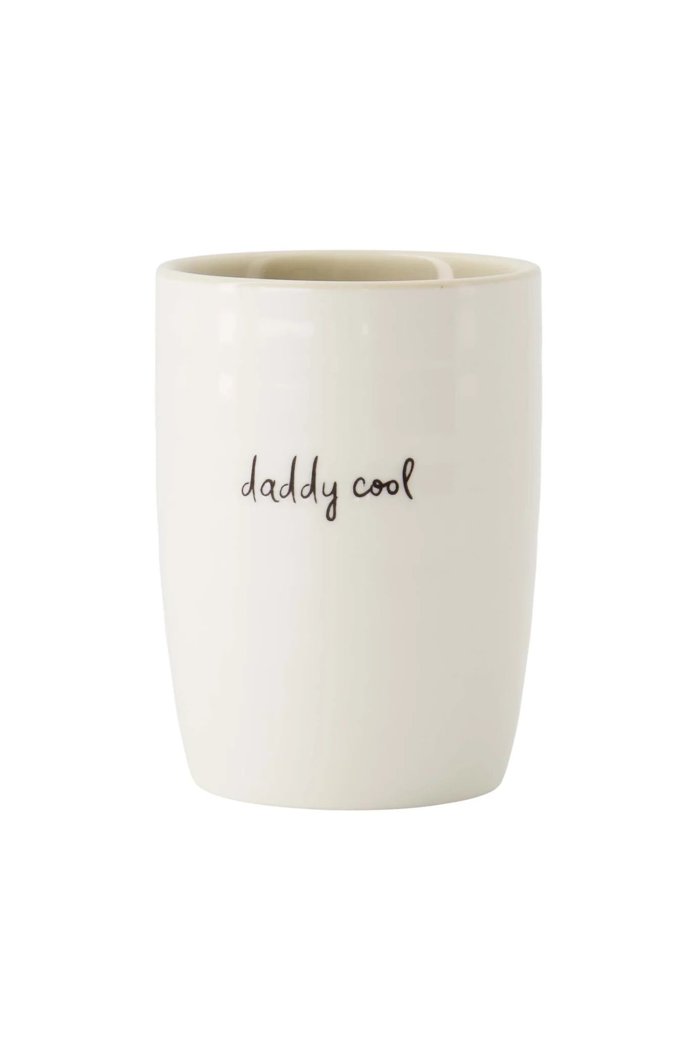 Zusss - koffiemok daddy cool - wit/zand/zwart