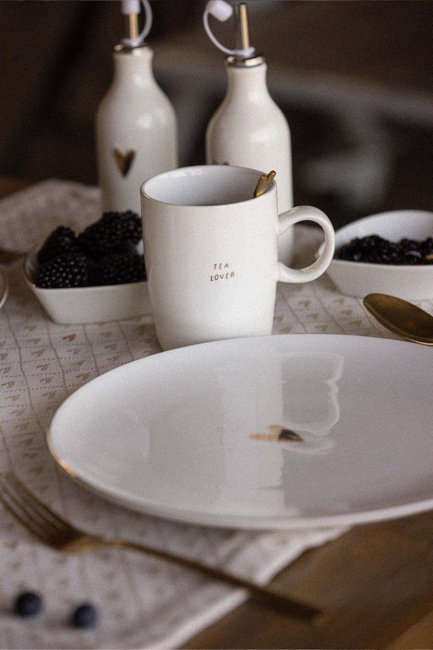 Zusss - theemok tea lover - wit/goud