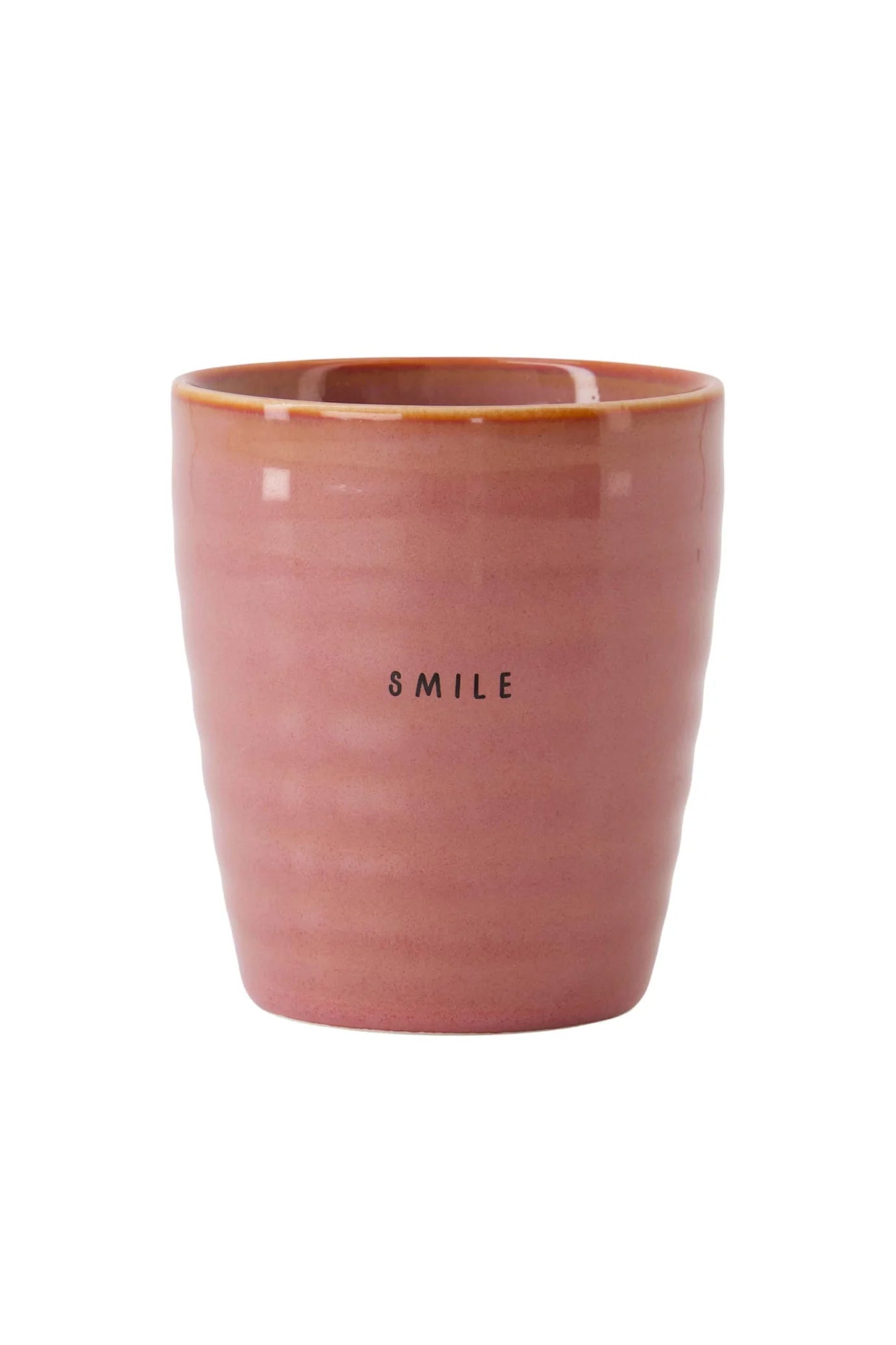 Zusss - koffiemok smile - burgundy