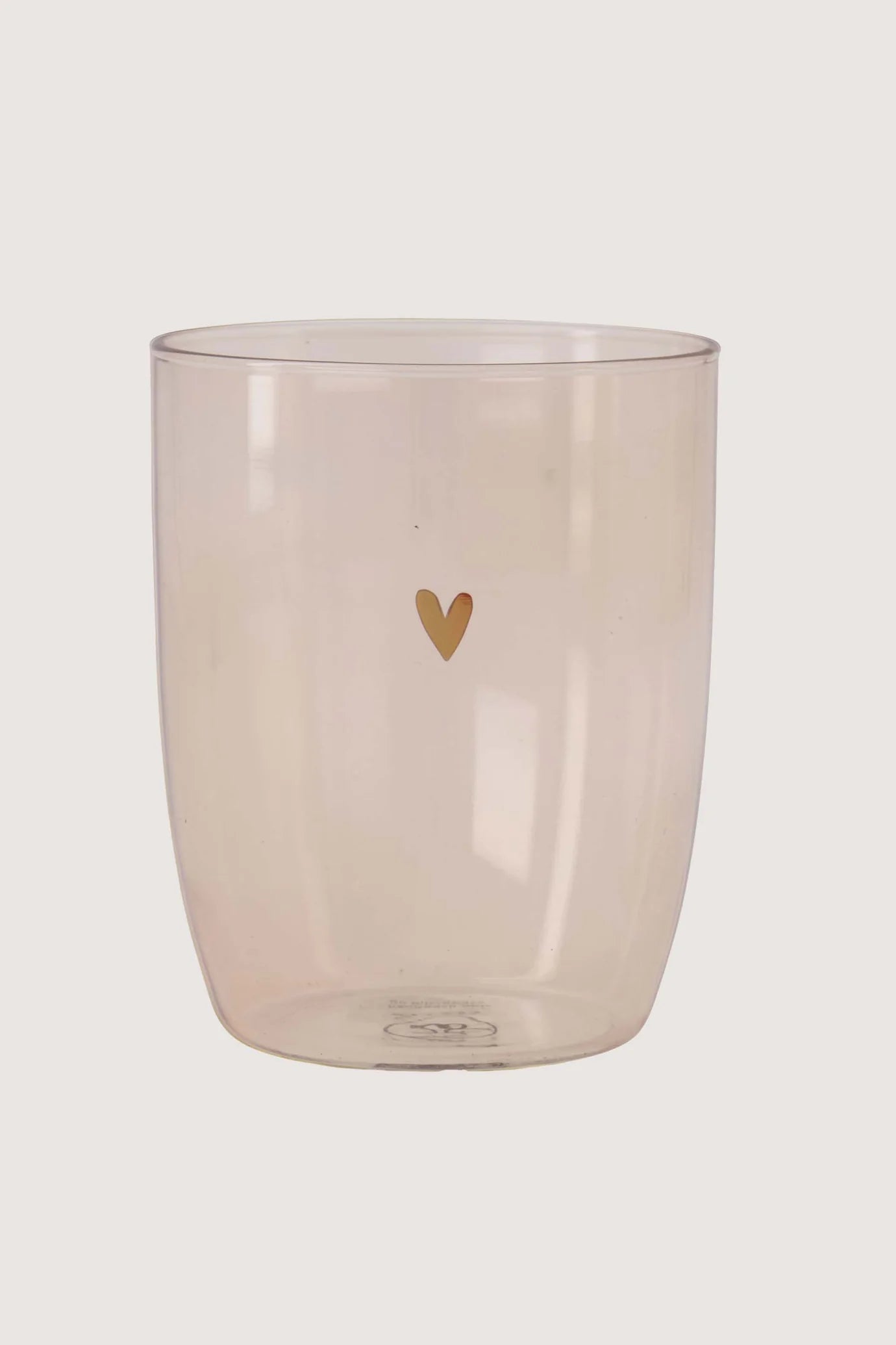 Zusss - drinkglas hartje - roze