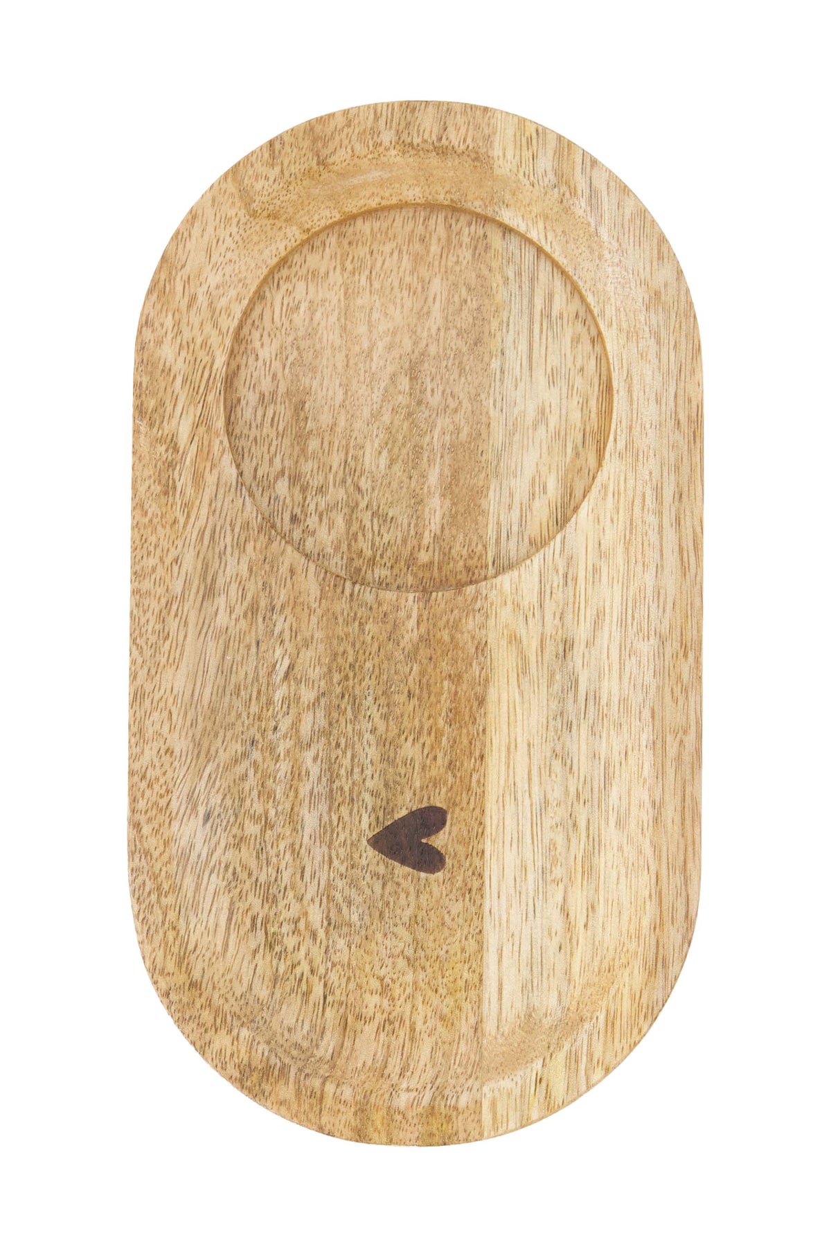 Zusss - serving tray food heart - naturel