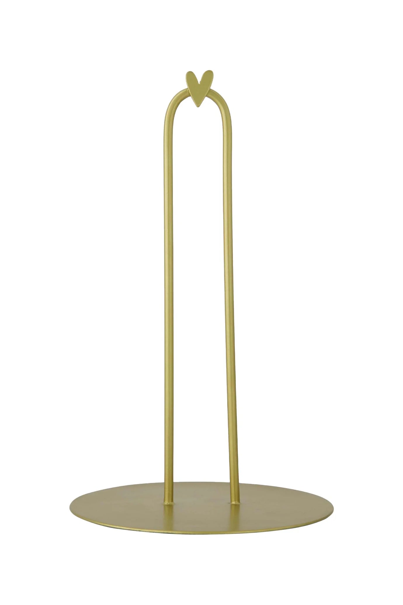 Zusss - keukenrolhouder hartje - goud