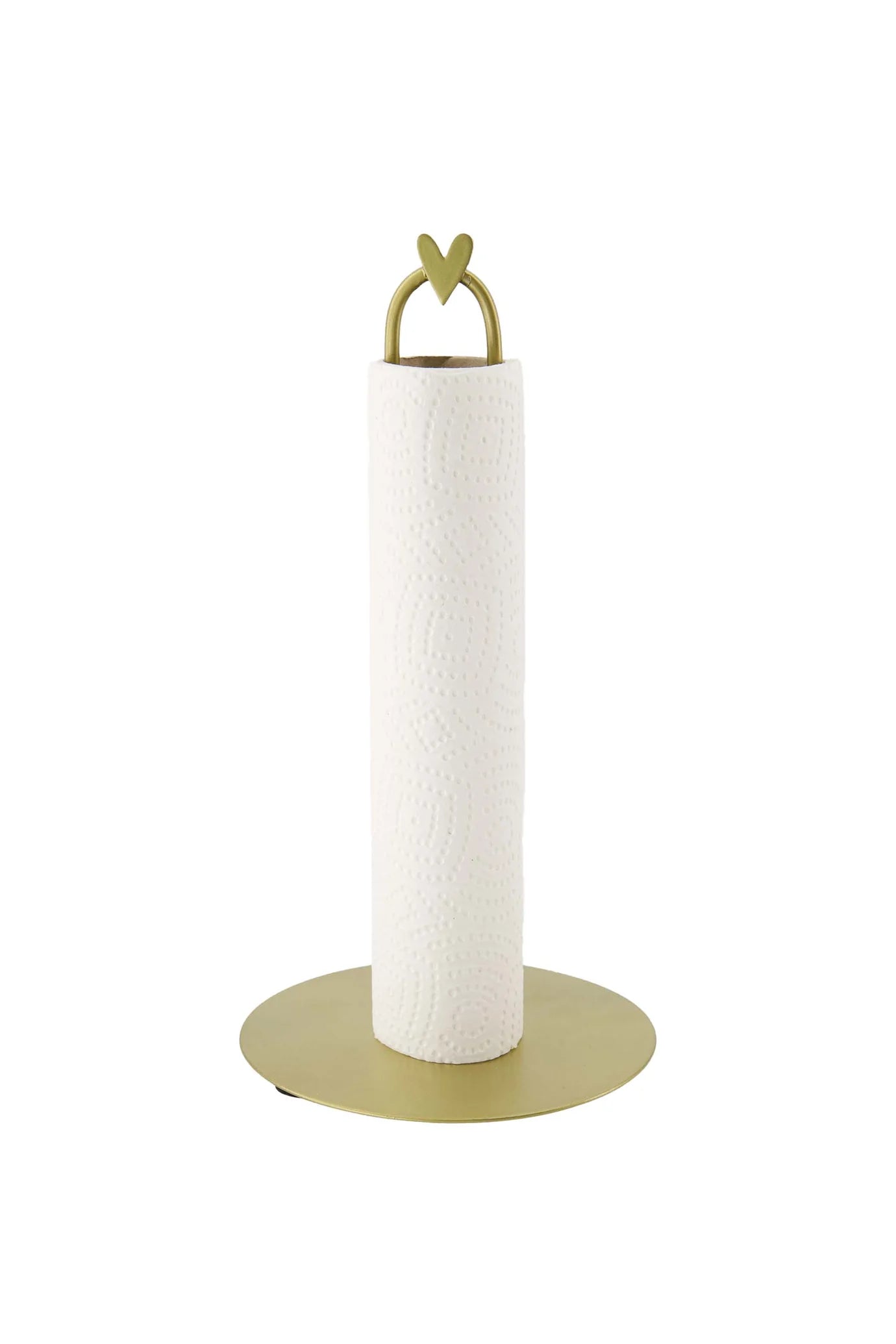 Zusss - keukenrolhouder hartje - goud