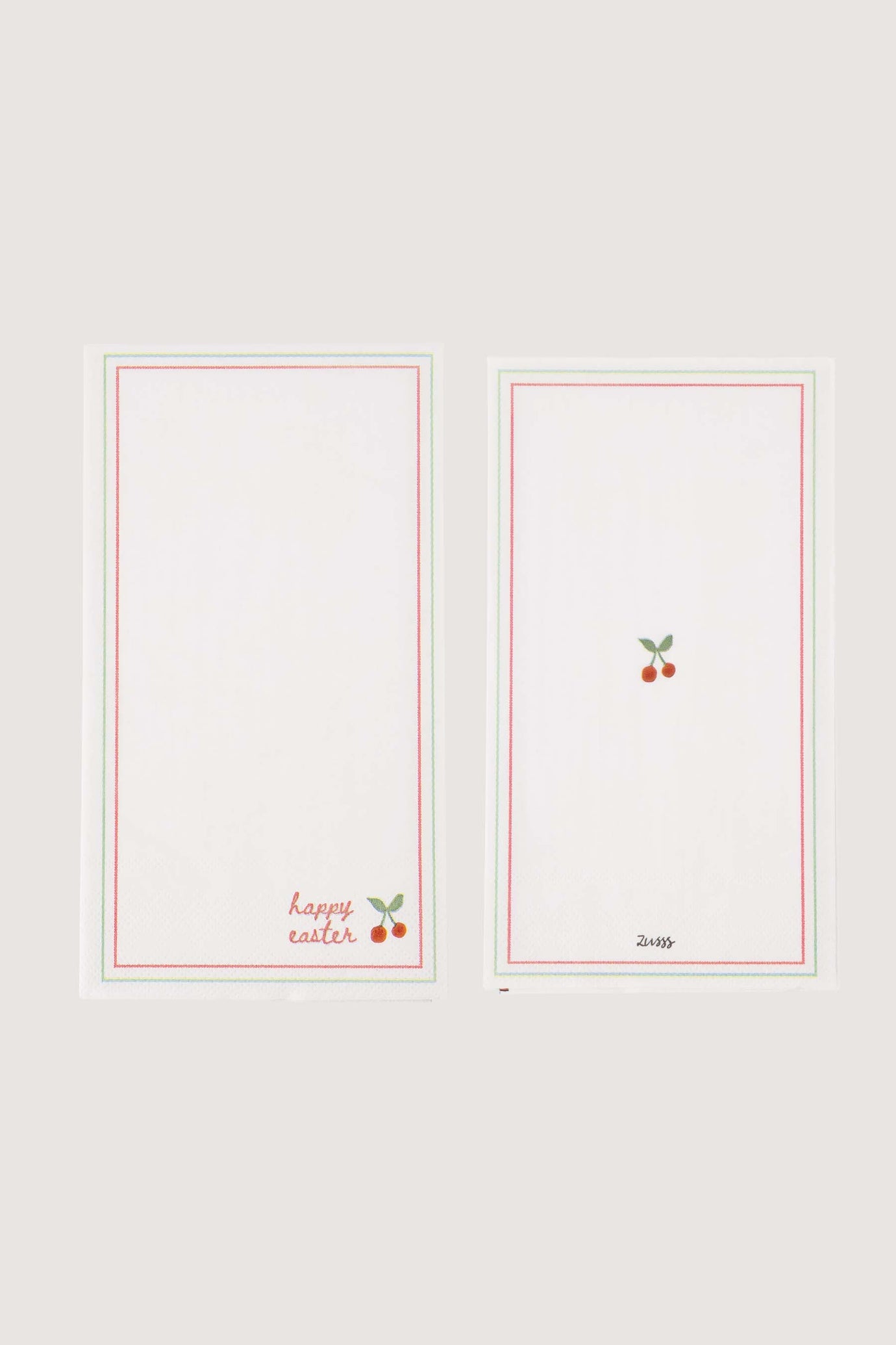 Zusss - servetten rechthoek - happy easter