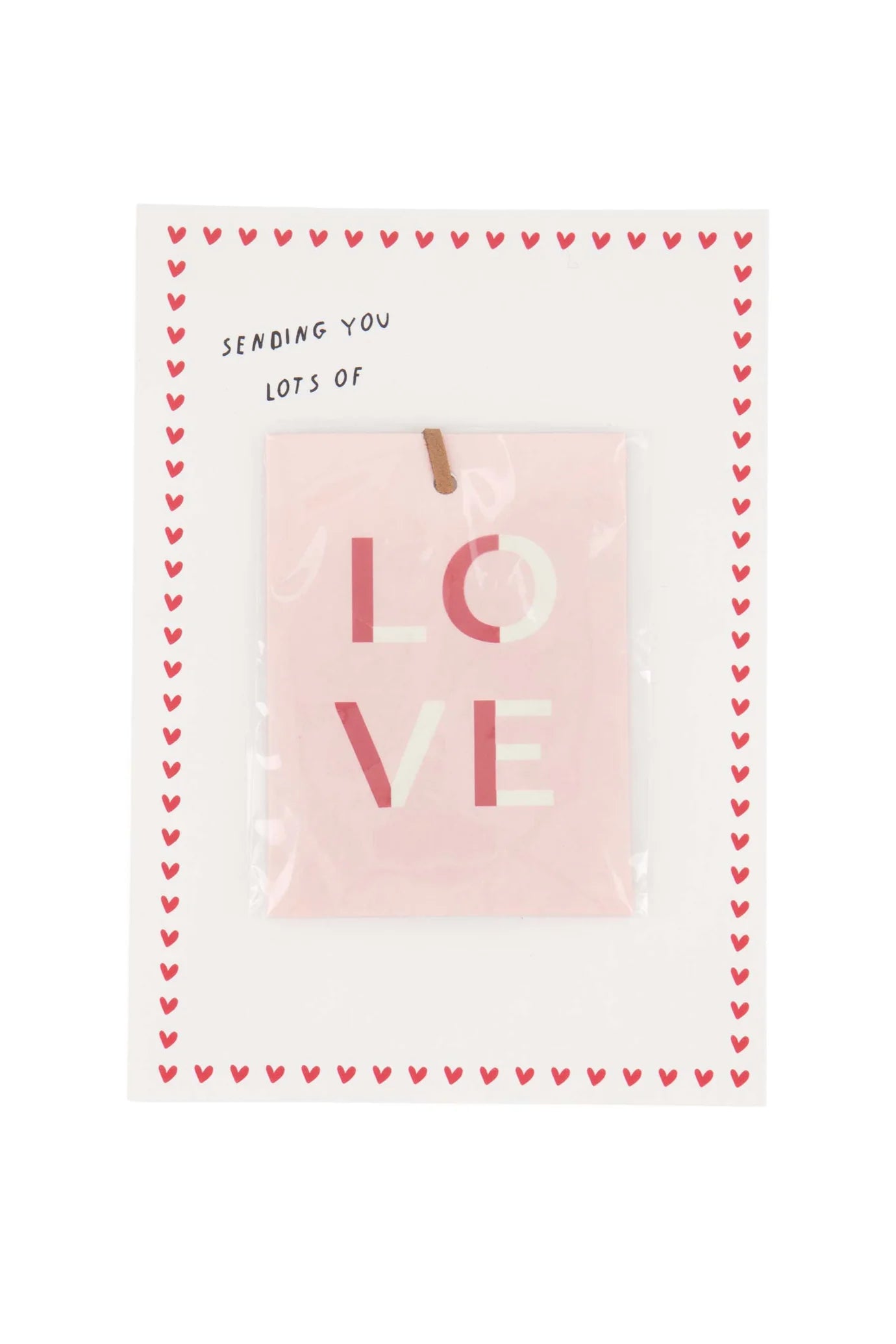 Zusss - ansichtkaart mini geurzakje love