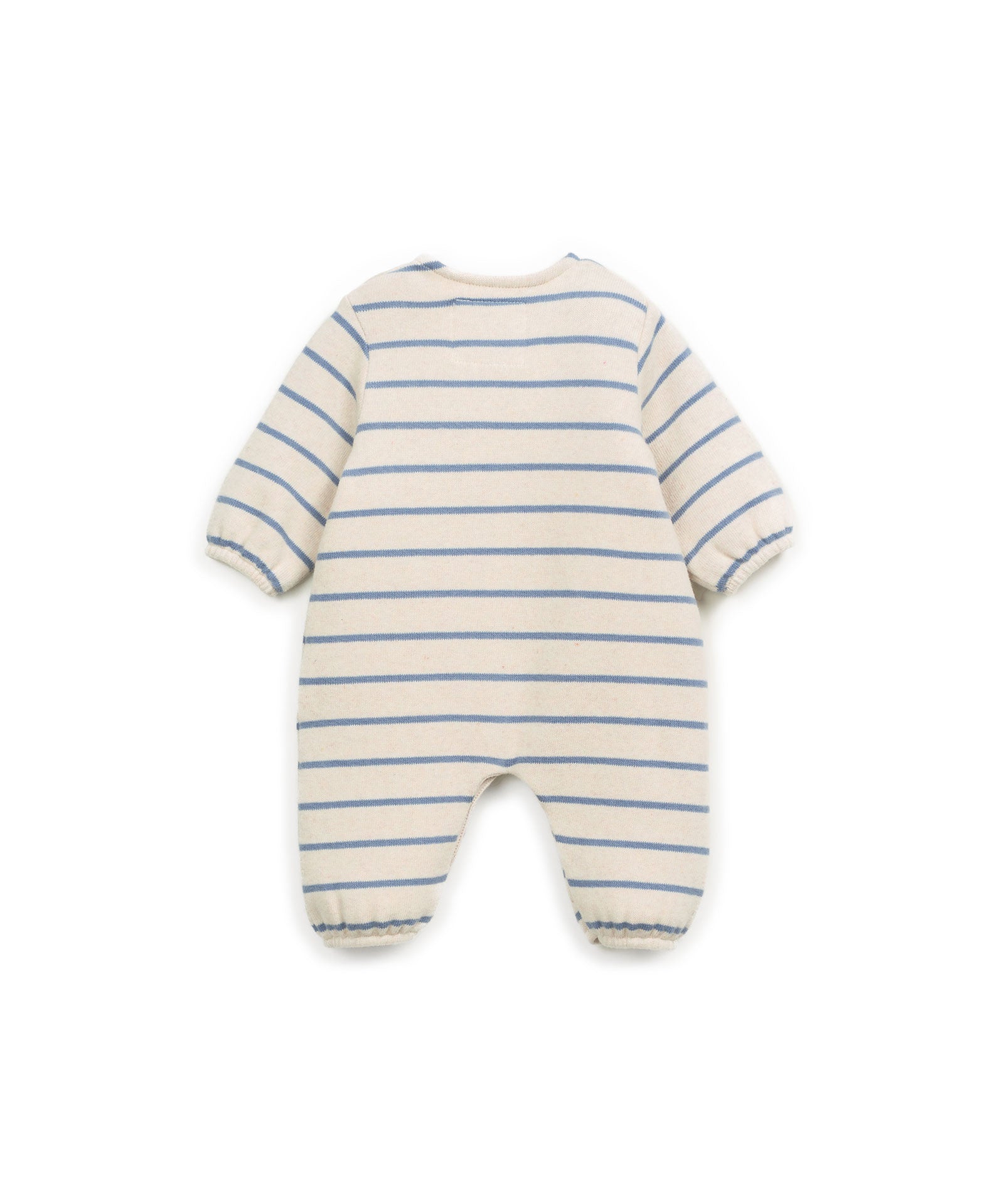 Play Up - striped flamé jersey jumpsuit - watercolor