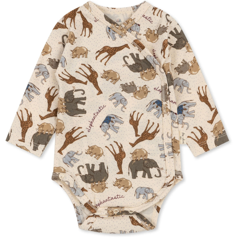 Konges Slojd - basic newborn body gots - elephantastic