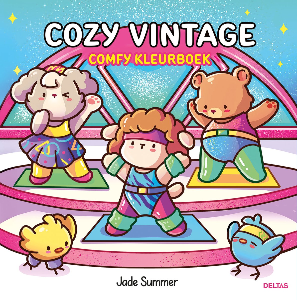 Deltas - kleurboek - Cozy Vintage - Comfy kleurboek Jade Summer