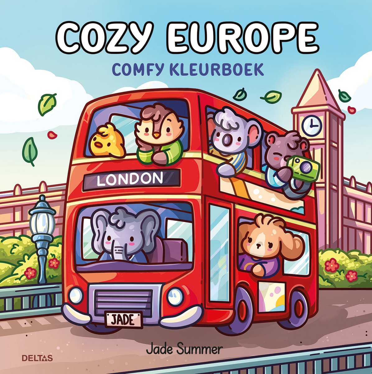 Deltas - kleurboek - Cozy Europe - Comfy kleurboek Jade Summer