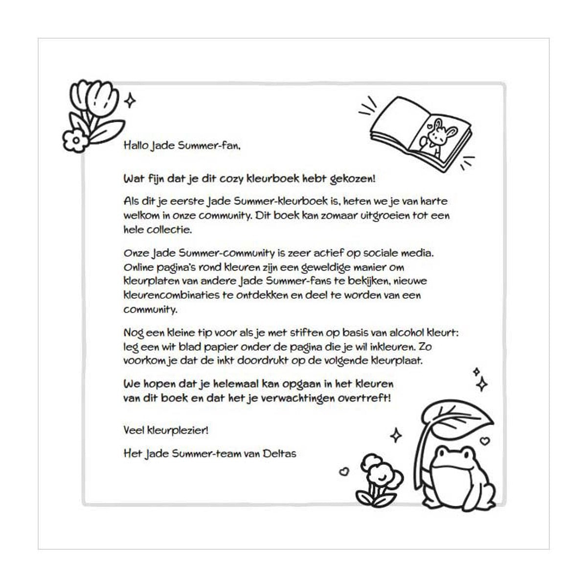 Deltas - kleurboek - Cozy Europe - Comfy kleurboek Jade Summer