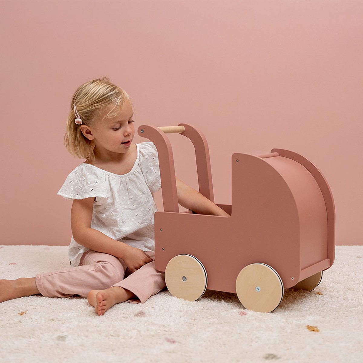 Little Dutch - houten poppenwagen