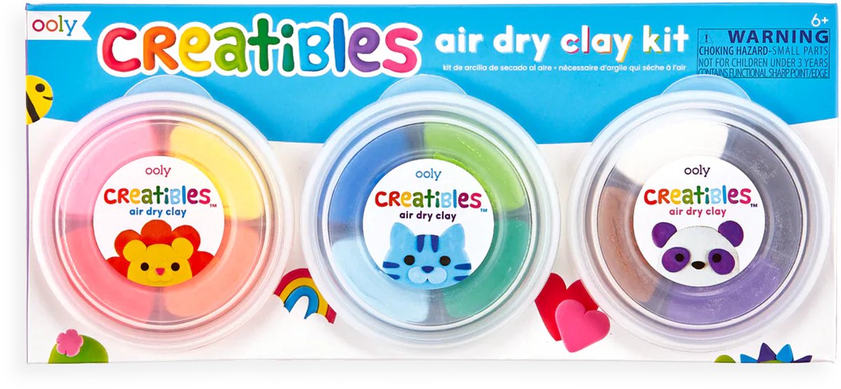 Ooly - creatives DIY air dry clay kit - 12st
