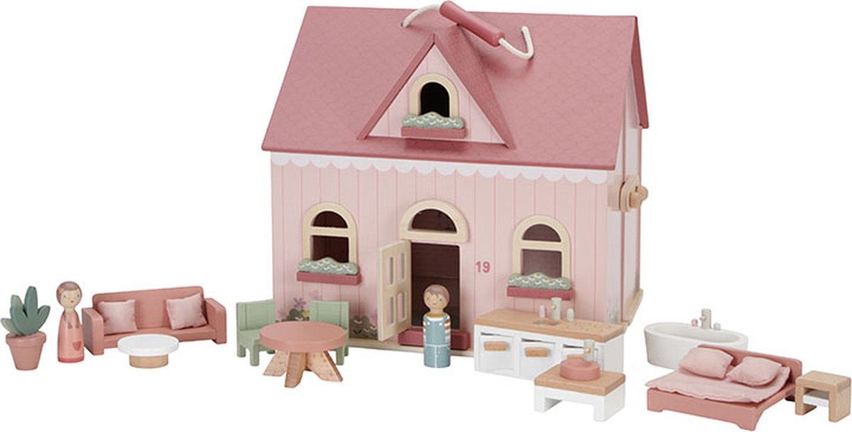 Little Dutch - draagbaar houten poppenhuis