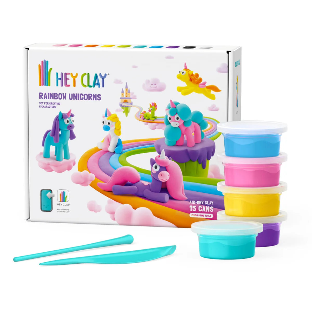Hey Clay - unicorns - 15 cans