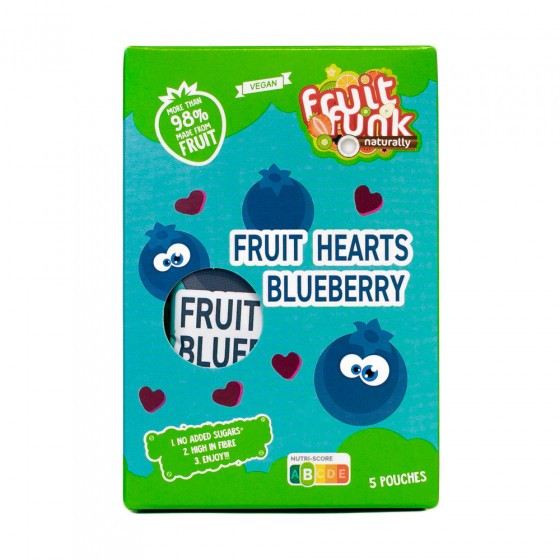Fruitfunk - fruithearts paw patrol 5st - blueberry
