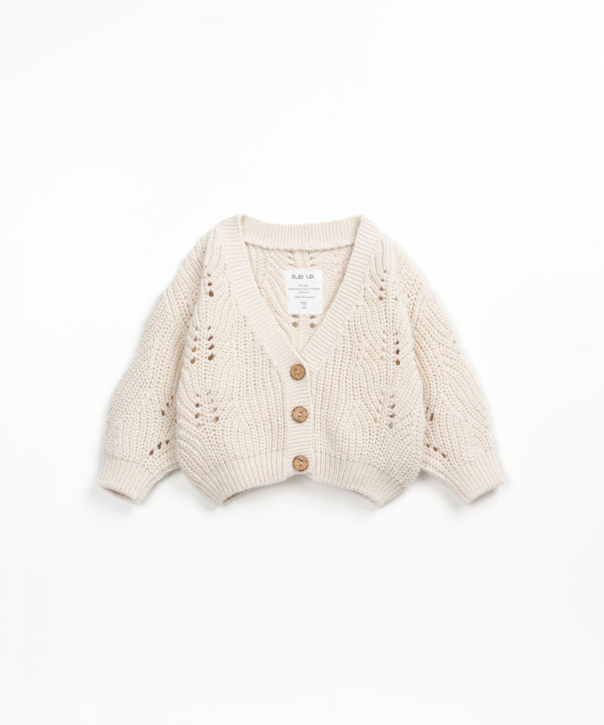 Play Up - knitted cardigan - fiber