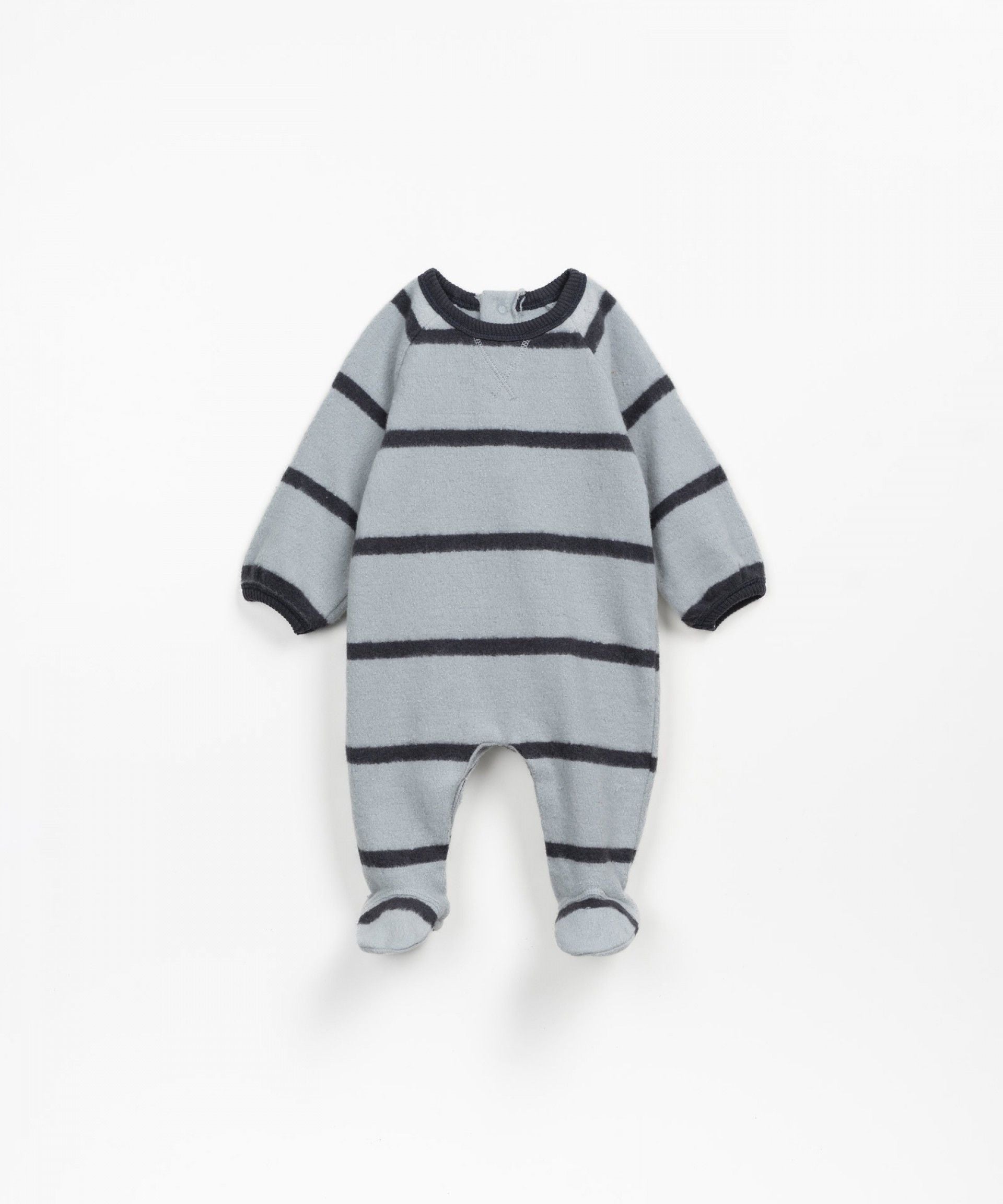 Play Up - striped jersey jumpsuit - elephant