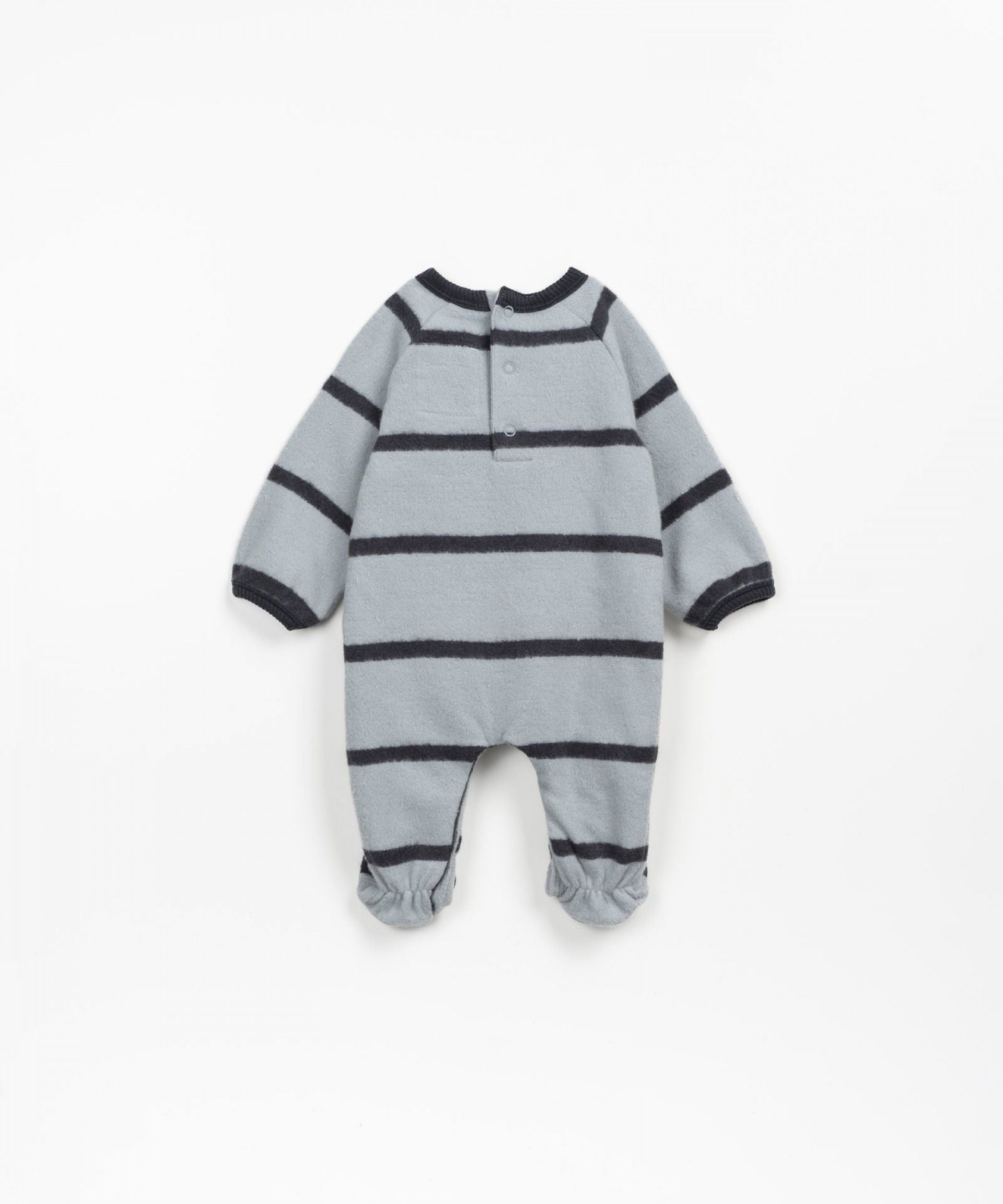 Play Up - striped jersey jumpsuit - elephant