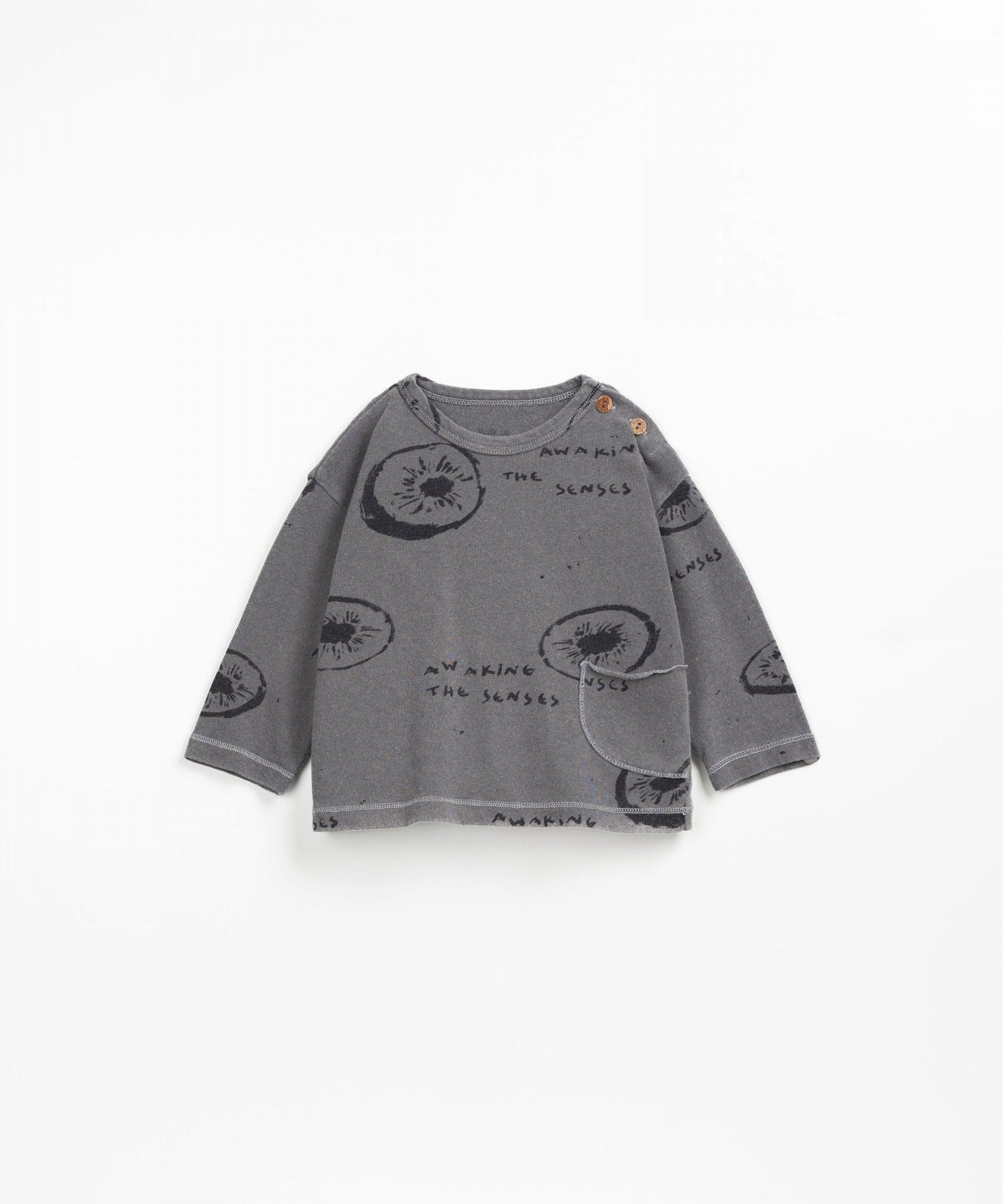 Play Up - printed jersey ls t-shirt - shadow