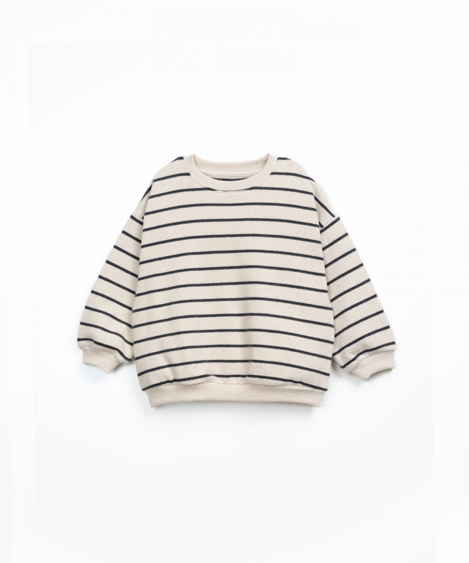 Play Up - striped jersey sweater - grafite