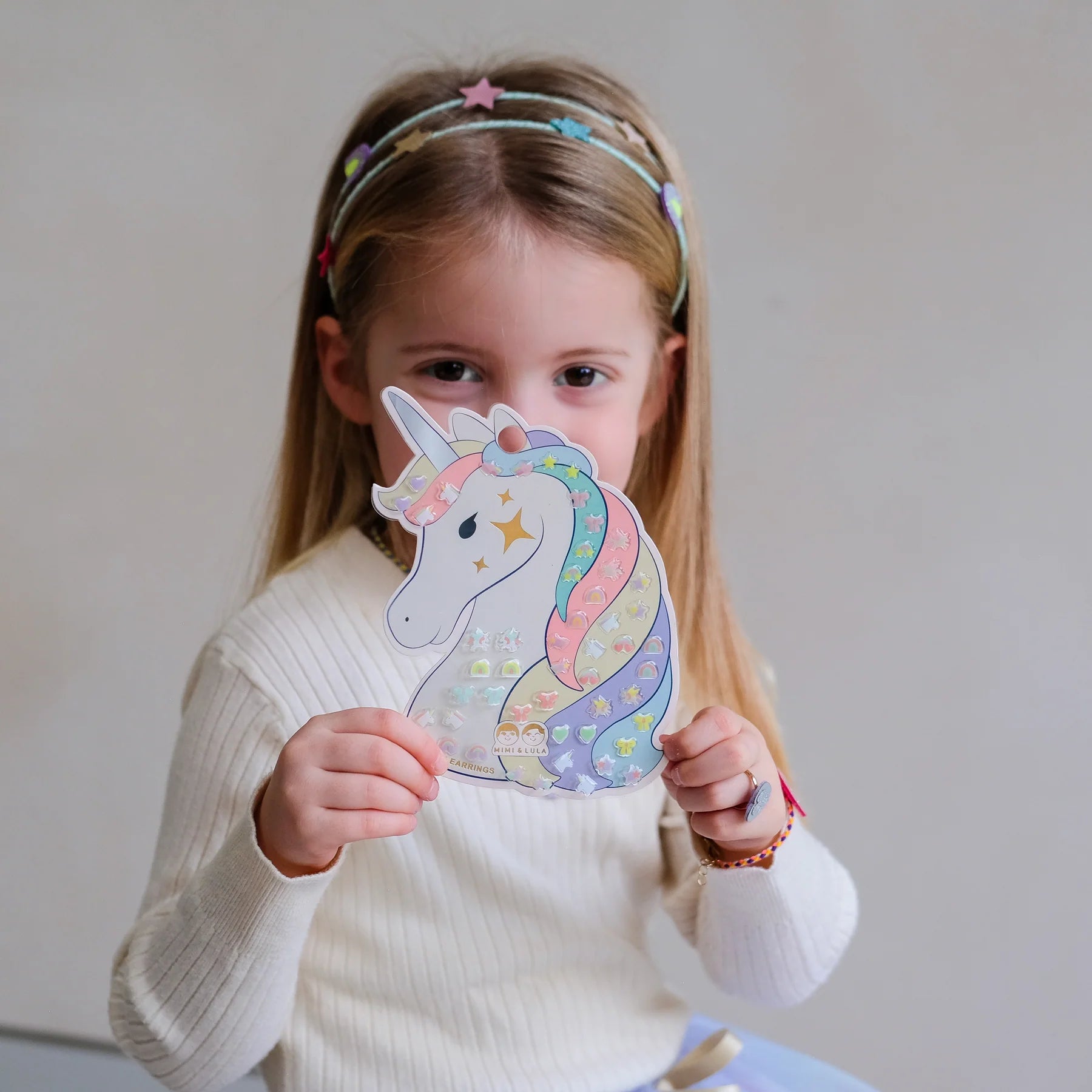 Mimi & Lula - unicorn stick on oorbelstickers