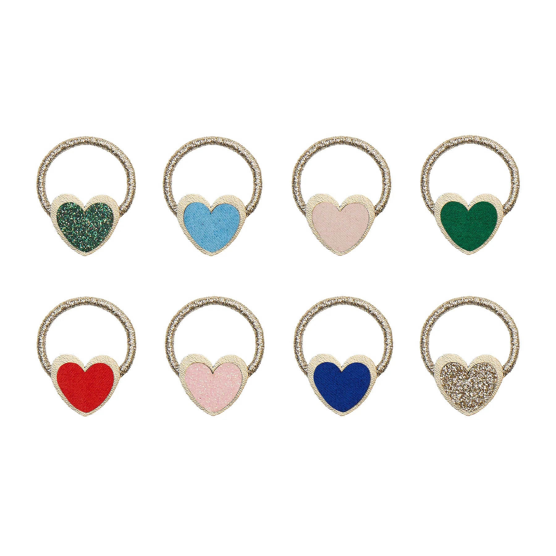 Mimi & Lula - mini hartjes haarelastiekjes