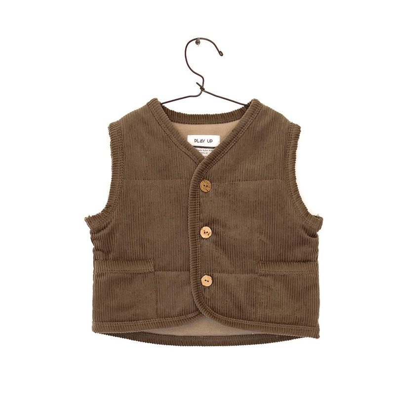 Play Up - corduroy vest - time