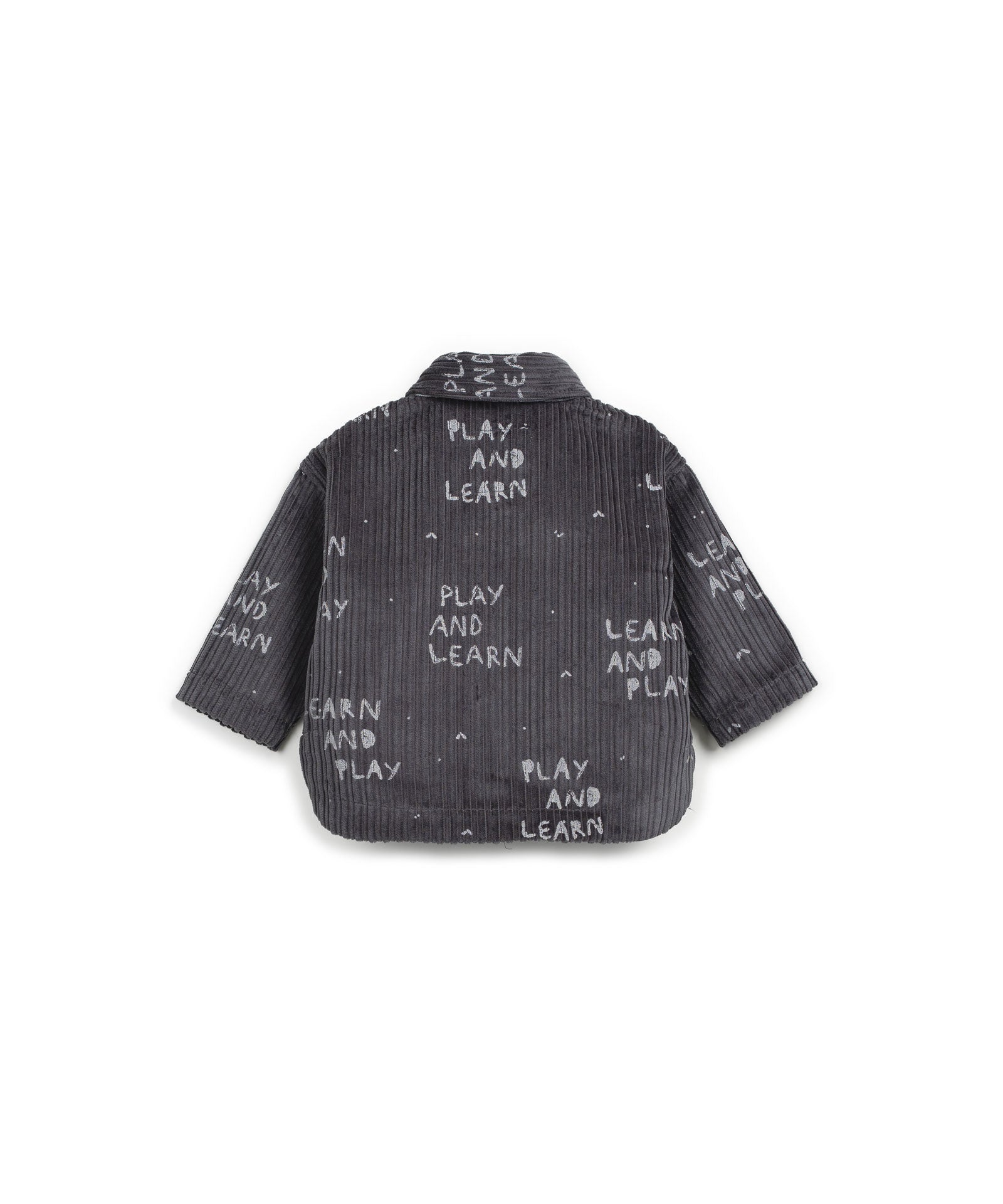 Play Up - printed corduroy shirt - grafite