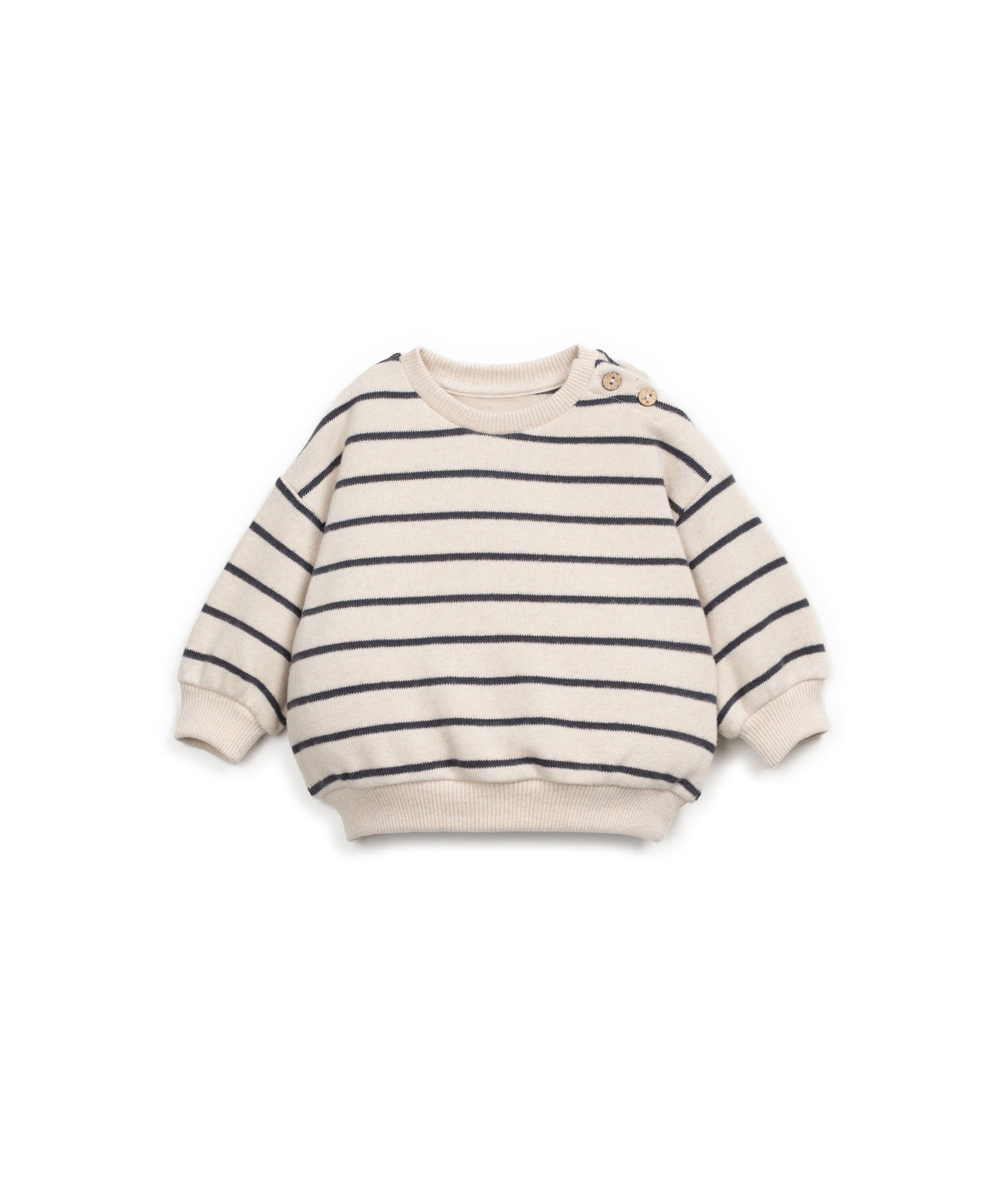 Play Up - striped jersey sweater - grafite