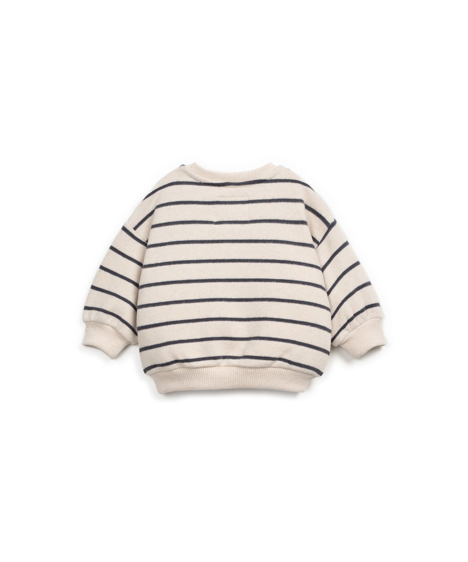 Play Up - striped jersey sweater - grafite
