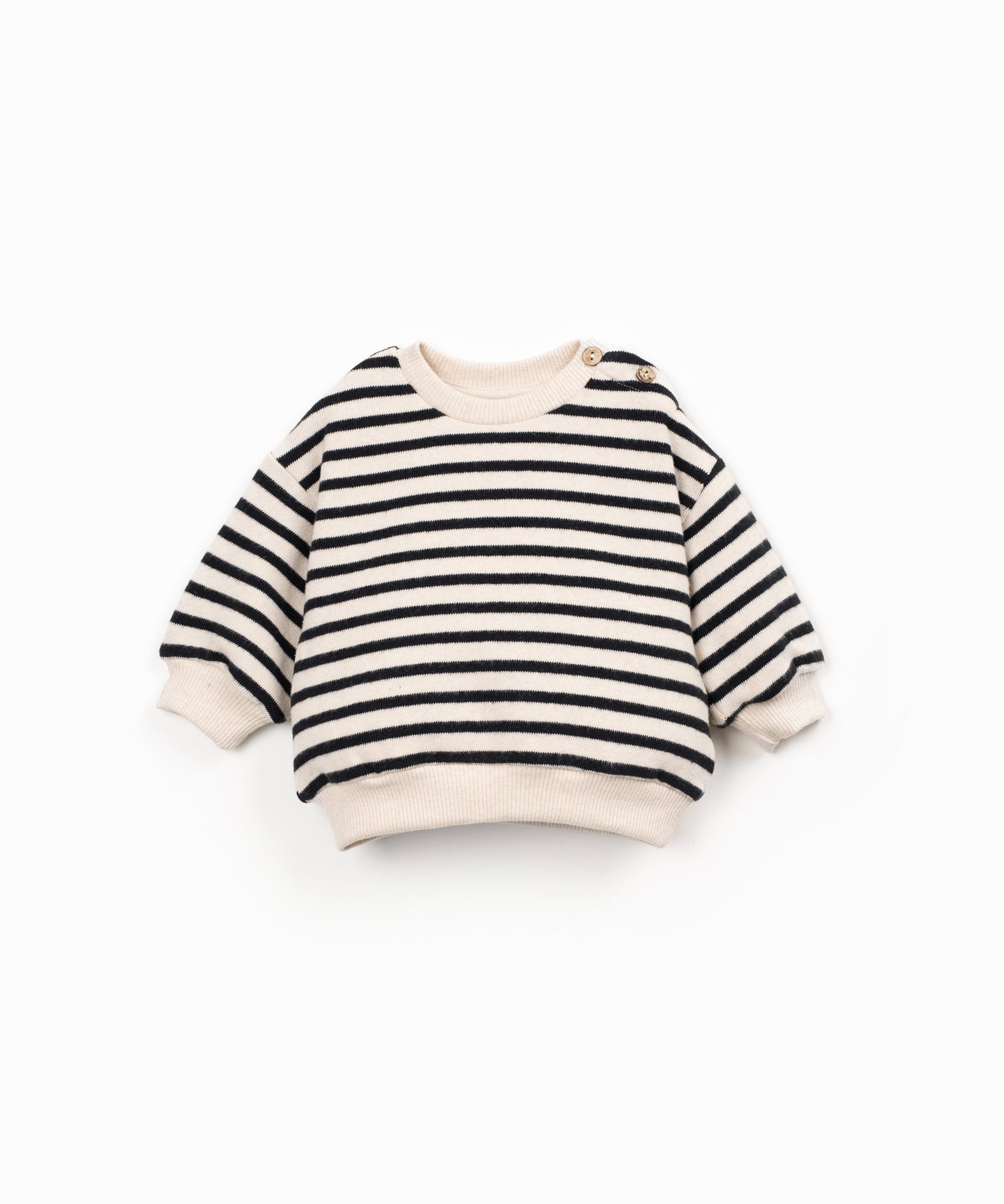 Play Up - striped jersey sweater - cocoon