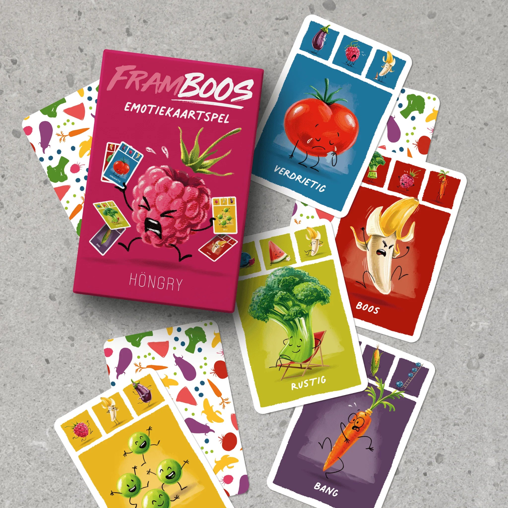 Höngry - spel - emotie kaartspel