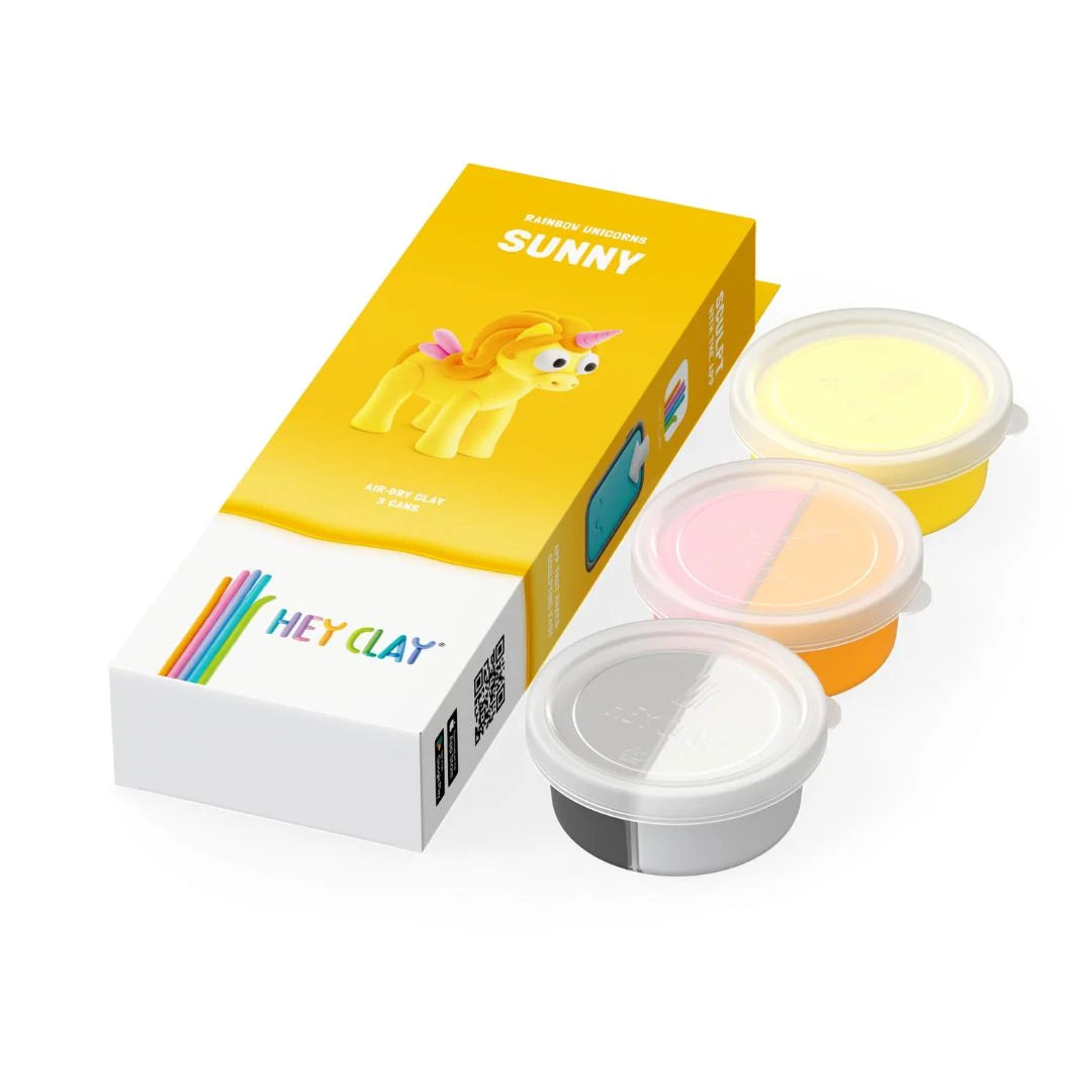 Hey Clay - rainboy unicorn sunny - 3 cans